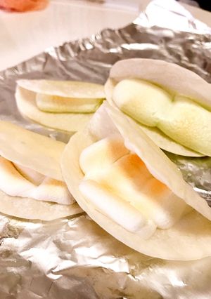 材料２つ☆餃子の皮でふわしゅわスイーツ♡-レシピのメイン写真