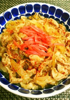 牛丼味で旨い♡自慢のつゆだく甘辛豚丼-レシピのメイン写真