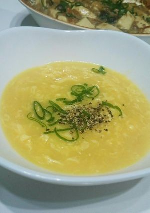 中華。コーンスープ♪たまごふわぁん。-レシピのメイン写真