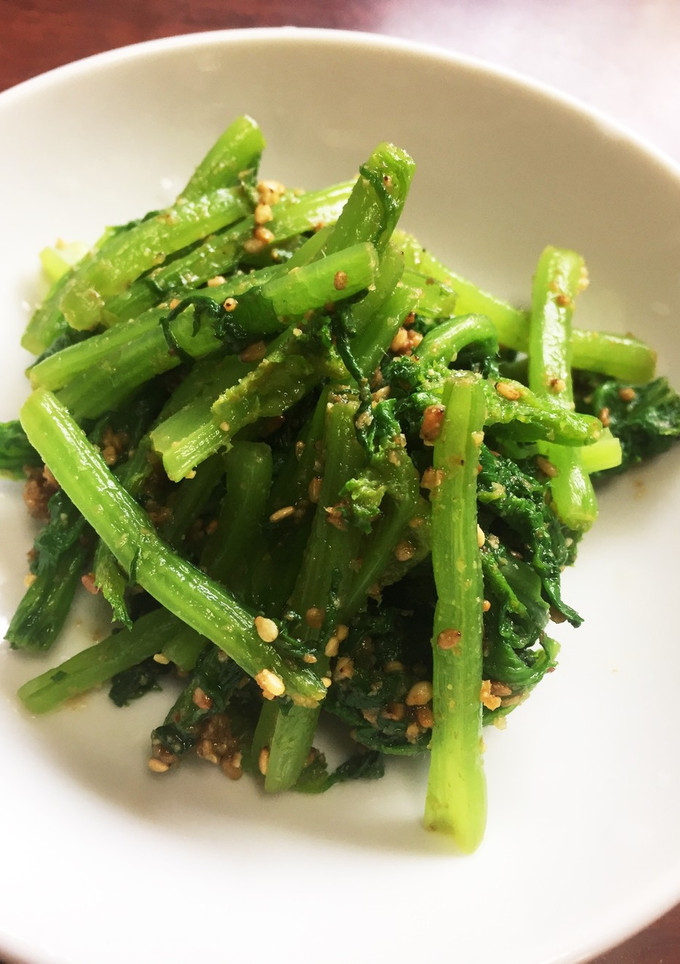 わさび菜の胡麻和え-レシピのメイン写真