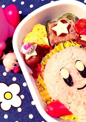 ★キャラ弁★カービィ★-レシピのメイン写真