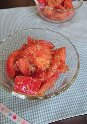 トマトのごま和え-レシピのメイン写真
