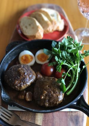 母の日☆極上カレーソース煮込みハンバーグ-レシピのメイン写真