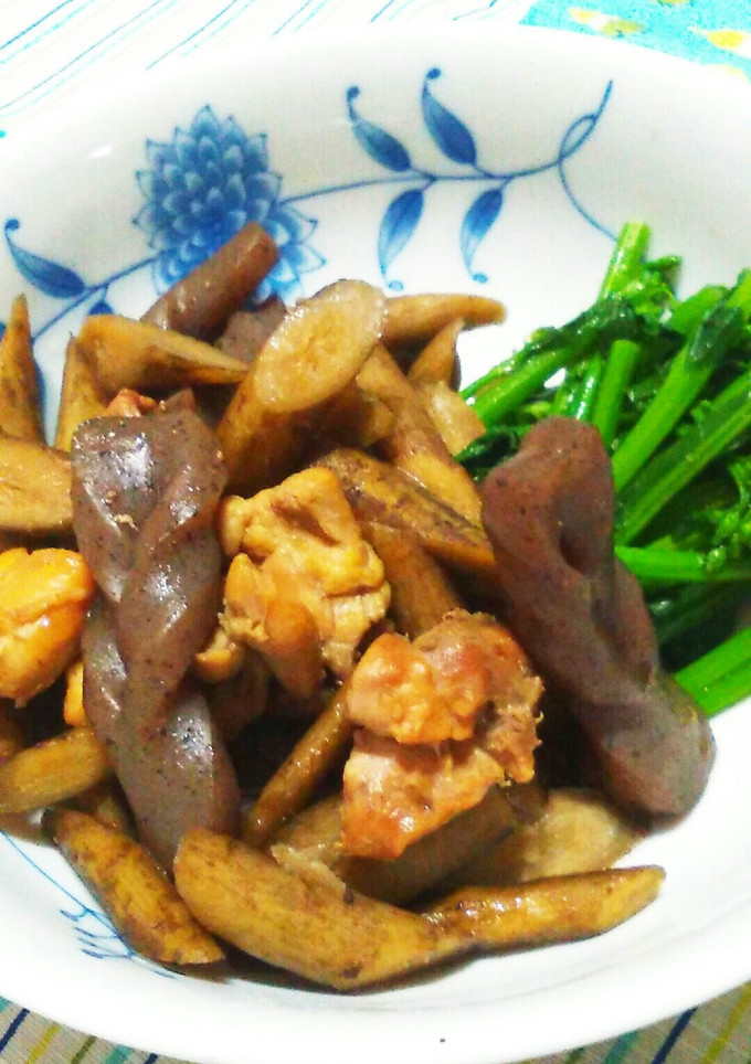 鶏もも肉とごぼうの炒り煮-レシピのメイン写真