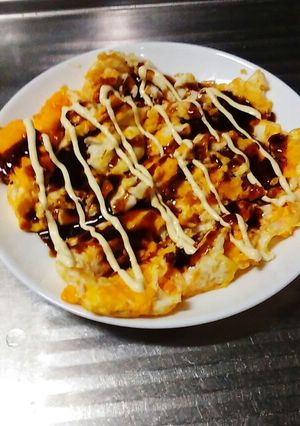 卵のお好み焼き味-レシピのメイン写真