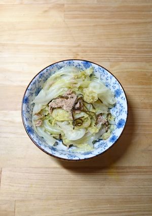 お財布救済！キャベツとツナのさっと煮-レシピのメイン写真