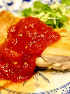 チキンのトマトソースがけ-レシピのメイン写真