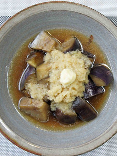 出汁が美味しい揚げ茄子のみぞれ煮浸し-レシピのメイン写真