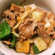 豚肉ピーマン甜面醤&オイスター炒め