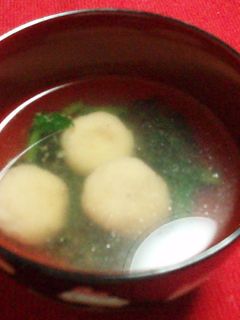 鯛白玉お澄まし-レシピのメイン写真