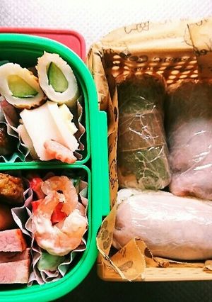 マヨネーズ入り、スティックおにぎり-レシピのメイン写真