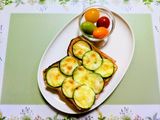 簡単昼食朝食ズッキーニベーコン食パン節約