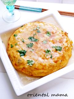アジアンチックな切干のあんかけ卵焼き-レシピのメイン写真