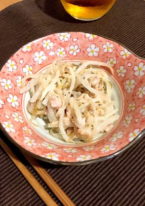 簡単！レンチンもやしとツナのサッパリ和え-レシピのメイン写真