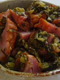 高菜のハムステーキ炒め-レシピのメイン写真