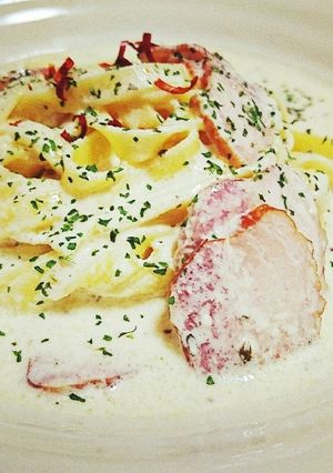 さっぱり濃厚！バジルレモンクリームパスタ-レシピのメイン写真