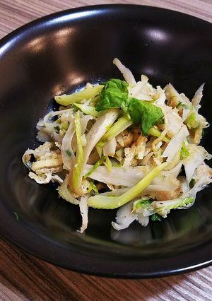 簡単♪ゴボウとセロリの旨塩炒め-レシピのメイン写真