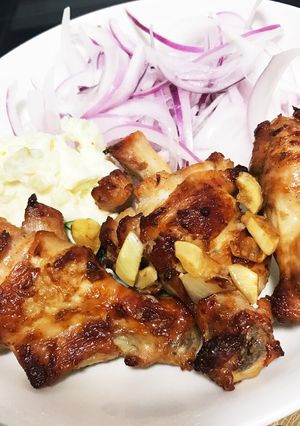 手羽元のガーリックバター醤油焼き-レシピのメイン写真
