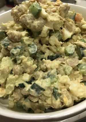 蒸し大豆のサラダ-レシピのメイン写真