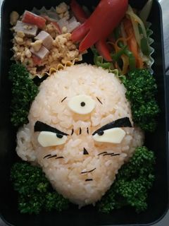 旦那⭐キャラ弁 天津飯-レシピのメイン写真