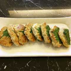 鶏ひき肉のシソはさみ焼き-レシピのメイン写真