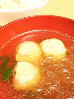 ○肉団子と春雨のスープ♪-レシピのメイン写真