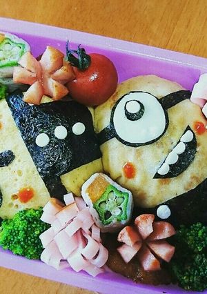 ミニオン❤キャラ弁 簡単-レシピのメイン写真
