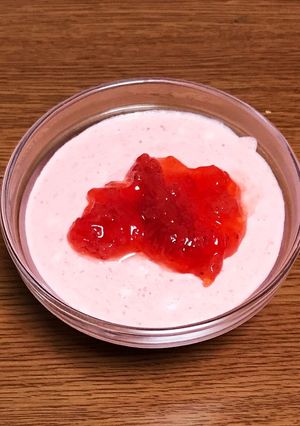 火を使わない超カンタンなイチゴムース-レシピのメイン写真