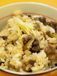 生姜香る牛肉と牛蒡のまぜご飯-レシピのメイン写真