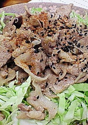 10分で!簡単キャベツたっぷり豚肉おかず-レシピのメイン写真
