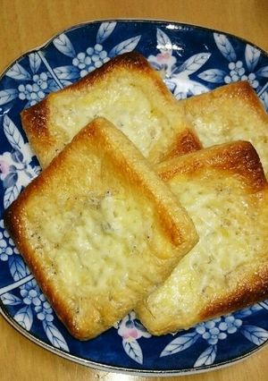 しらすの油揚げピザ-レシピのメイン写真