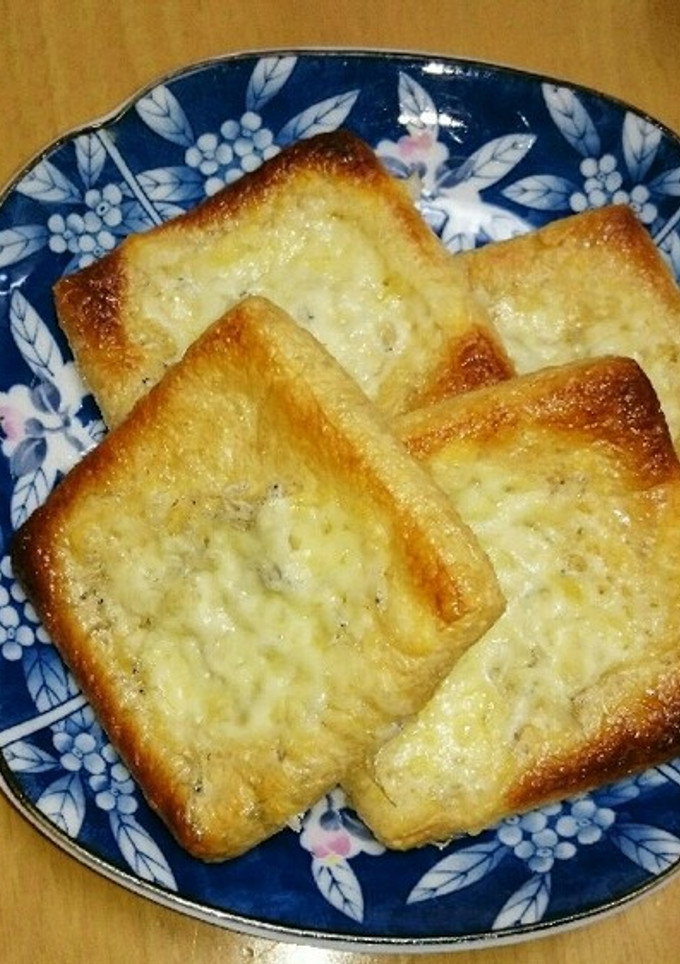 しらすの油揚げピザ-レシピのメイン写真