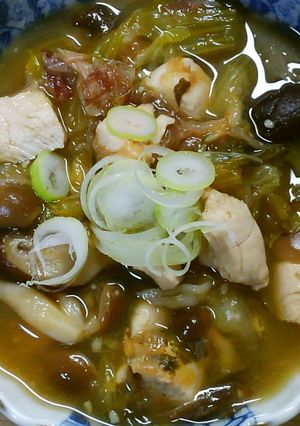 簡単＊鶏ささみチンゲン菜の和風にんにく煮-レシピのメイン写真
