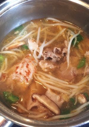 味噌ラーメン風！簡単！もやしスープ☾-レシピのメイン写真