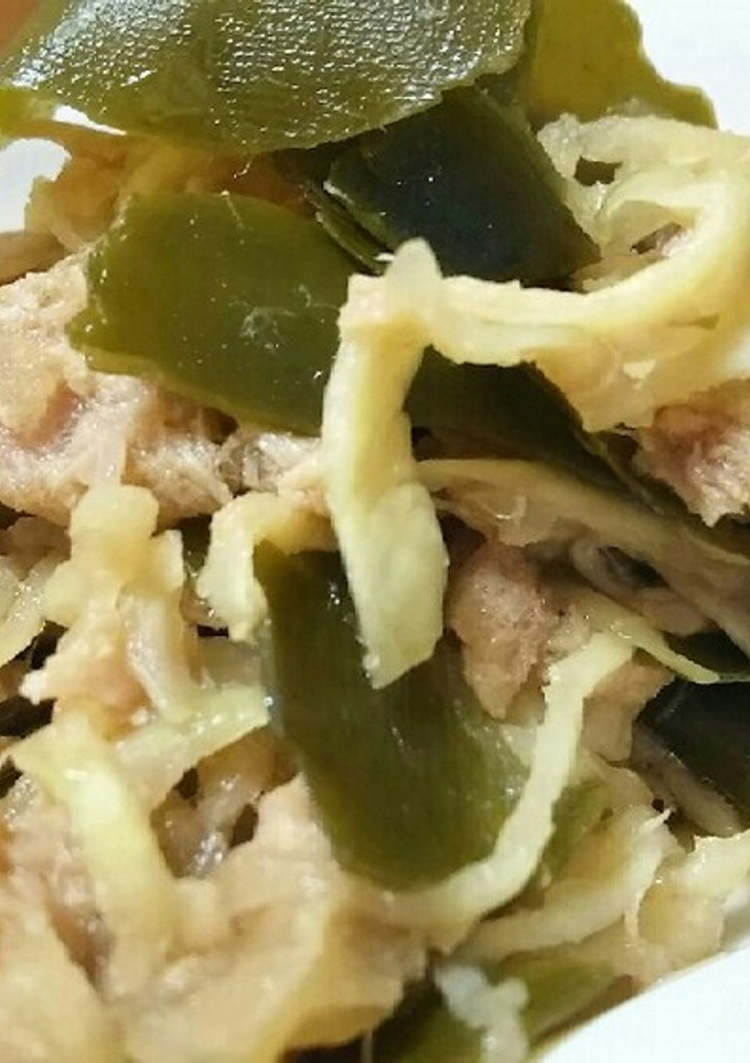 切り干し大根と昆布とツナの油炒め-レシピのメイン写真