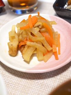 ご飯が進む常備菜☆さつま揚げと大根の金平-レシピのメイン写真