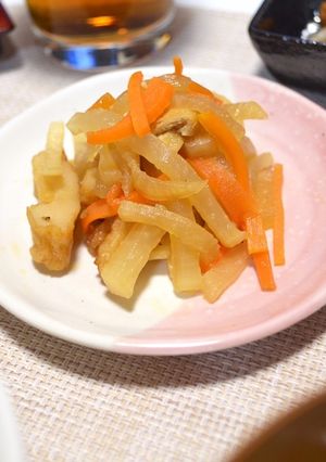 ご飯が進む常備菜☆さつま揚げと大根の金平-レシピのメイン写真