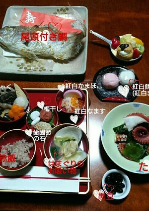 百日祝いのお食い初め式-レシピのメイン写真
