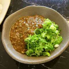 キャベツで食べるキーマカレー-レシピのメイン写真
