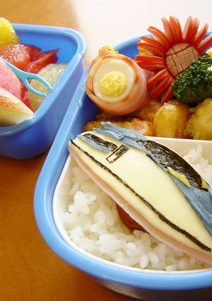 新幹線 500系弁当（キャラ弁）-レシピのメイン写真