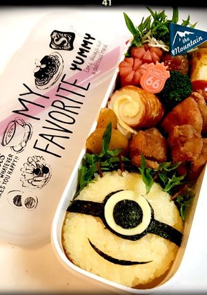 ☆キャラ弁♪ミニオンおにぎり-レシピのメイン写真