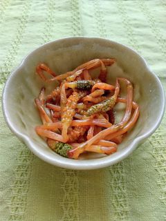 覚え書き つくしの炒め煮 つくし佃煮-レシピのメイン写真