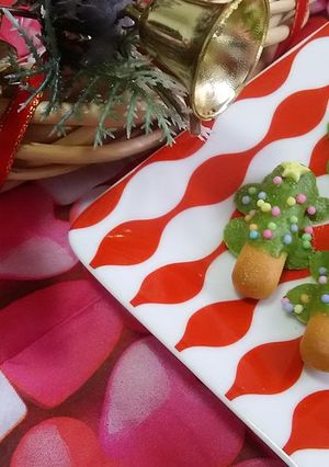 抹茶のデコクリスマスツリーチョコ☆-レシピのメイン写真