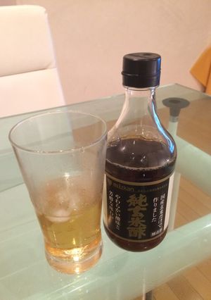 ウィスキーの炭酸と黒酢割-レシピのメイン写真