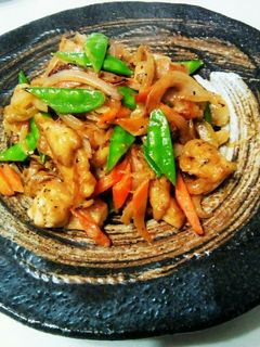 鶏ももの醤油マスタード炒め-レシピのメイン写真