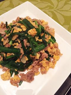 ごはん無限消費!ニラ卵の豚肉中華炒め-レシピのメイン写真