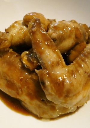 「일본 고기요리」닭날개 간장조림