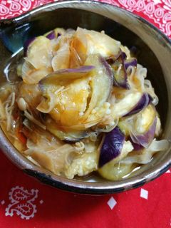 時短!なすと新玉ねぎのレンジ蒸し-レシピのメイン写真