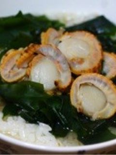 ホタテわかめ茶漬け-レシピのメイン写真