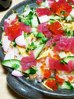 ちらし寿司 簡単 飾り付け-レシピのメイン写真